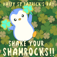 St Patricks Day Penguin GIF by Pudgy Penguins