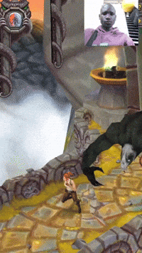 Temple Run Text GIF