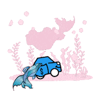 Car Swimming Sticker by Wheelzy