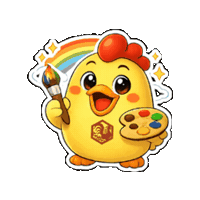 Rainbow Artist Sticker by 熊本とりから家 下松店