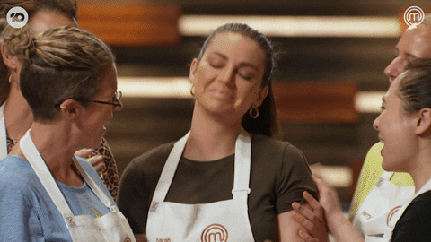 Happy Sarah GIF by MasterChefAU