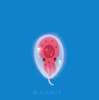 pikaole art animals baby bye GIF