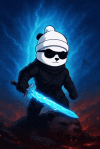 Bear Sword GIF by Pandu Pandas