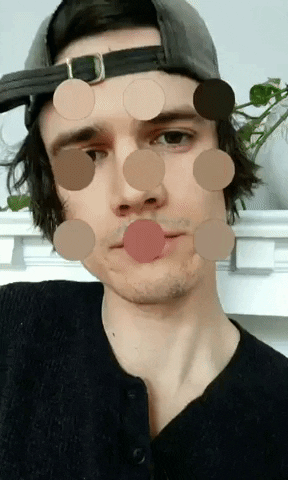 newcolorstudio giphygifmaker colores spark ar face filter GIF