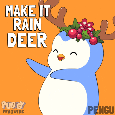 Merry Christmas GIF by Pudgy Penguins