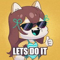 Lets Go Yes GIF by WUFFI
