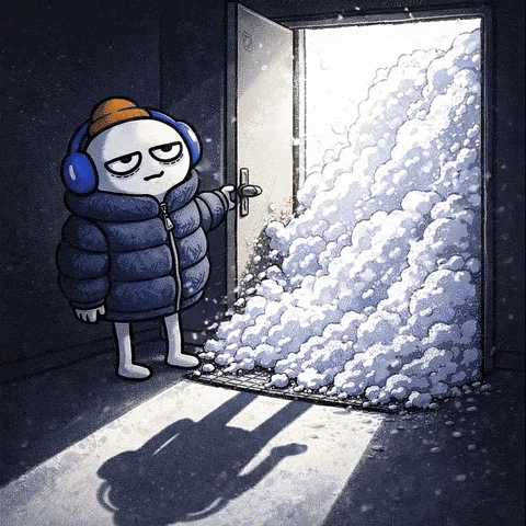 Ah-Z's Snow Day Nope: Back to Bed