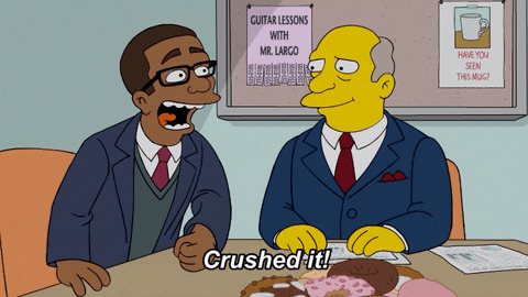 The Simpsons Win GIF by AniDom
