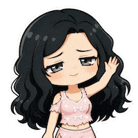 Poor Girl Hello Sticker