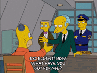 homer simpson monty burns GIF