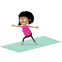 Yoga Domyos Sticker by Decathlon Singapore