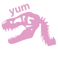 hungry skeleton Sticker by ardenhale