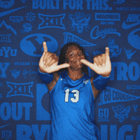 Ncaa Volleyball Go Cougs GIF by BYU Cougars