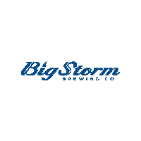 BigStormBrewery logo craft beer brewery florida life Sticker