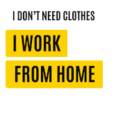 Work From Home Quarantine Sticker