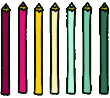 Love Is Love Pencils Sticker by Paige Meredith