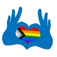 Pride Day Heart Sticker by ACNUR Comité español