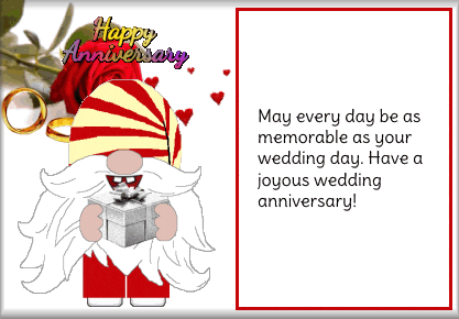 Happy Anniversary Gnome GIF
