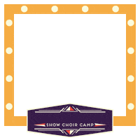 SpotlightersCamp showchoir spotlighters freezeframe marqueelights Sticker