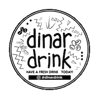 dinardrink drink skena minuman dinar Sticker