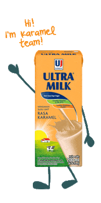 milk caramel Sticker by Ultramilk