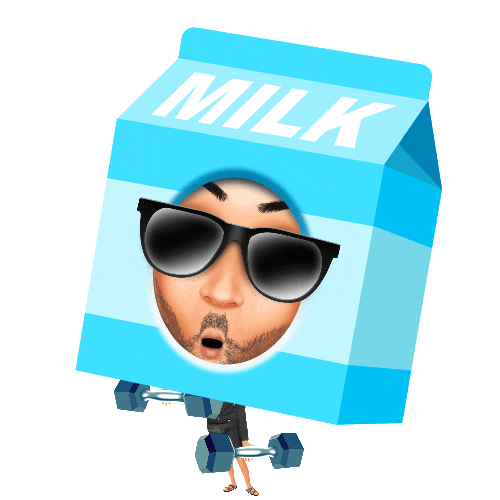 Milk Manthonyajr Sticker by Genies