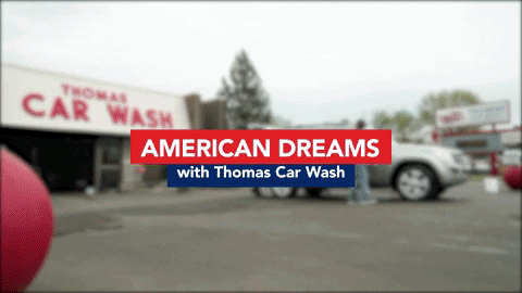 ThomasCarWash giphyupload car carwash cleancar GIF