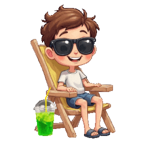 Summer Beach Sticker