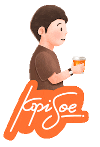 Coffee Work Sticker by Kopi Soe