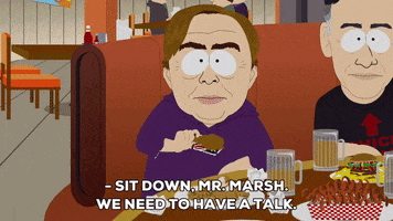 andrew lloyd webber eating GIF by South Park 