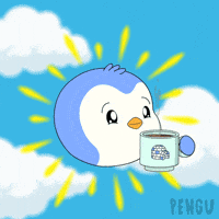Happy Good Morning GIF by Pudgy Penguins
