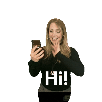 Call Me Hello Sticker by burch&burch