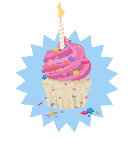 daniezuniga party birthday cake clown Sticker