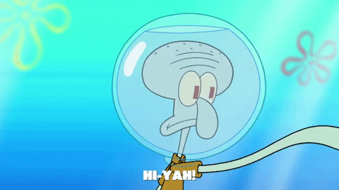 season 9 squid defense GIF by SpongeBob SquarePants