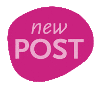 Pink New Post Sticker by AnnetteWerkt