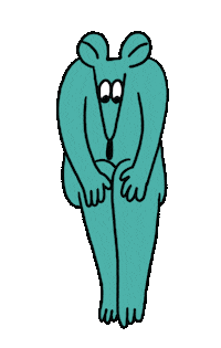 Mouse Glance Sticker by NOHARA