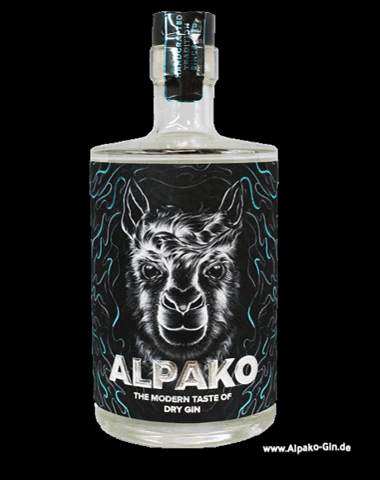 Alpako-Gin giphygifmaker drink drinks gin GIF