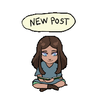 New Post Reading Sticker