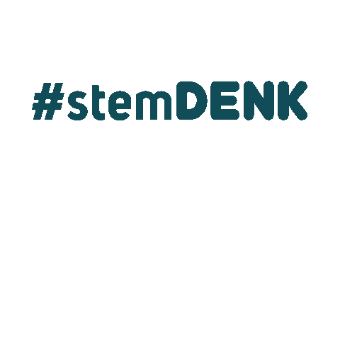 bewegingDENK giphyupload hashtag verkiezingen politiek Sticker
