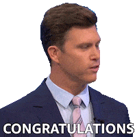 Colin Jost Sticker by Jeopardy!