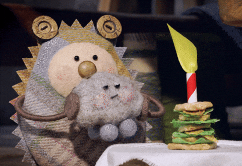 Happy Birthday Love GIF by Tweedy & Fluff