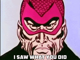 Suspicious I Saw What You Did GIF by Leroy Patterson
