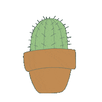 Plant Cactus Sticker by Tacméla