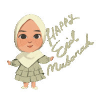 Muslim Eid Sticker by Rafhi Dominic