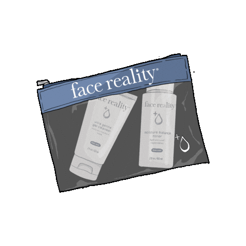Travel Face Wash Sticker by Face Reality Skincare