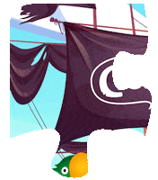 Croky Pirate Puzzle Sticker by Croky