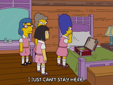 sad homer simpson GIF