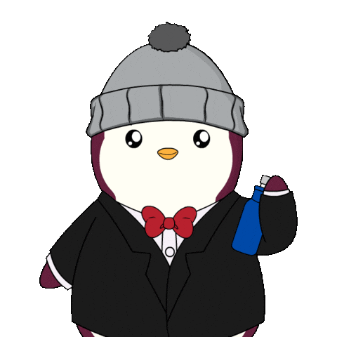 Penguin Getting Ready Sticker by Pudgy Penguins