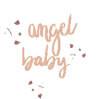 PappasPipedream pink baby miss you beige Sticker
