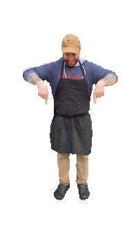therarebit evankalogiannis the rare bit chef evan Sticker